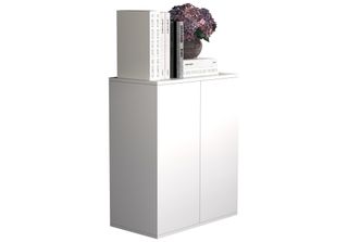 Cassettiere E Credenze Dalosa Bianco A. 73 X L. 60 X P. 32 Cm