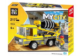Blocchi Mycity Veicolo In Cemento Armato Veicolo Da Costruzione 217 El. 6+