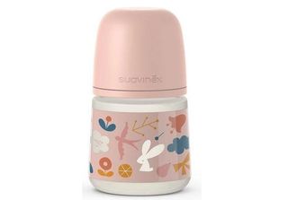 Suavinex Succhietto Per Biberon A Flusso Libero, 150 Ml, Rosa