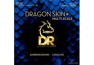 Dr Strings Dragon Skin+ Coated Nickel 5-String Medium 45-125 Tapered Multi-Scal…