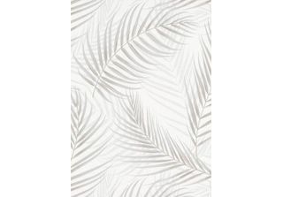 Carta Da Parati Erismann Foglie Grigio - 661312 - 53 Cm X 10,05 M