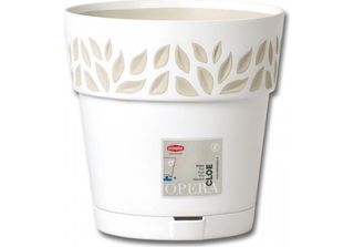 Fioriera Stefanplast 8003507941502 Beige Bianco Plastica 29 X 29 X 29 Cm