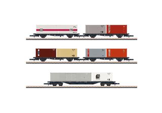 MäRklin 82664 Z Set Di 5 Carri Per Trasporto Container, Mhi (82664)