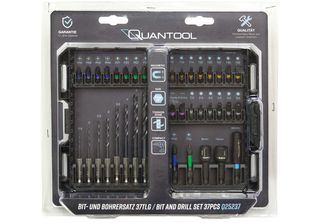 Quantool Q25237 Set Di Punte E Trapani Quantool, 37 Pezzi, In Scatola Di Plasti…