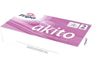 Fripa Tissue Cosmetico Akito, 2 Veli, Bianco Brillante