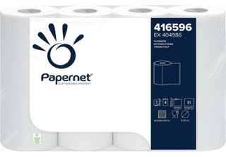 Papernet KüChenrolle 416596 3Lagig 51Blatt Weiß 4 Rl./Pack.