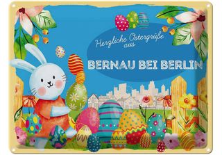 Vianmo Insegna Di Latta 30X40 Cm Ostern OstergrüßE Bernau Bei Berlin