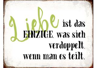 Vianmo Insegna In Legno 30X40 Cm Liebe Ist Das Einzige Was Sich