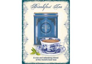 Vianmo Insegna In Legno 40X30 Cm Tee Classic Breakfast Tea Best Teas