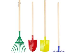 Legler Gartenwerkzeug-Set Kunterbunt