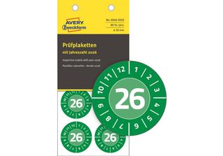 Avery Zweckform 6945-2026 Adesivi Di Ispezione Avery Zweckform, 2026, Nopeel, V…
