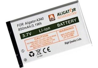 Batteria Alligator A340/A310/A311/A320/V600 850 Mah