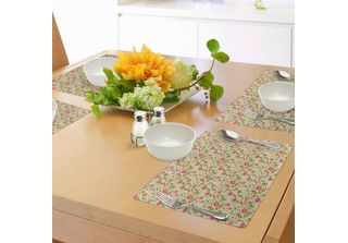 Abakuhaus Tovagliette Ape, Motivo Floreale In Stile Vintage Con Fiori Di Rovo, …