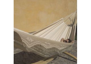 Macamex Brasil Comfort Premium Natural Macrame - Amaca Doppia Amaca