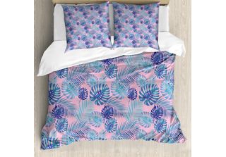 Abakuhaus Set Copripiumino Esotico Per Letti Singoli, Hawaii Party Botanical Ar…