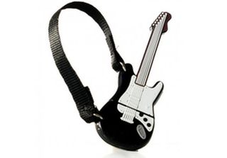 Unità Flash Usb 2.0 Tech One Tech Guitar Bianca E Nera Da 32 Gb