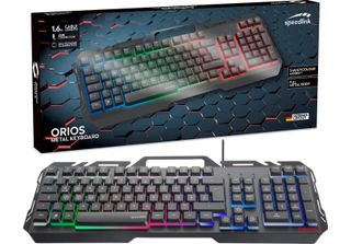 Speedlink SL-670003-BK Speedlink Orios Metal Gaming-Tastatur
