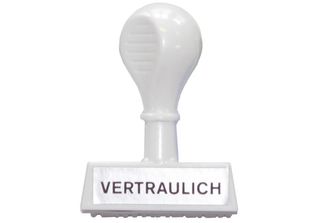 Wedo 19326 Wedo Textstempel "Vertraulich"""