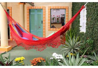Amaca Macamex Brasil Comfort Verano Con Bordo Macrame Amaca In Doppio Tessuto A…