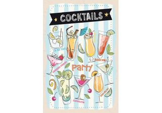 Vianmo Insegna In Legno 30X20 Cm Party Cocktails Capirinha Blood Mary