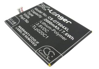 Techtek Batteria Compatibile Con [Alcatel] 6039S-2AALUS7, One Touch Idol 2, One…