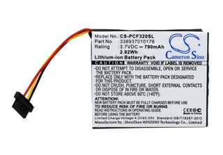 Techtek Batteria Compatibile Con [Pioneer] AVIC-F AVIC-U, AVIC-F220, AVIC-F310B…