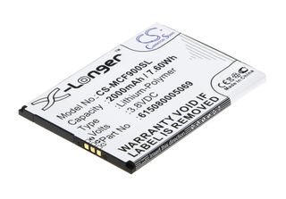 Techtek Batteria Compatibile Con [Mobistel] Cynus F9, Cynus F9 4G, F303-S Sosti…