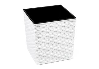 Lamela Spolka Z Organiczona Odpowiedzi. Coperchio Juka - Rattano Bianco 300X300…