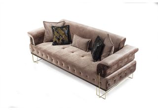 Lusso Divano A Tre Posti Marrone Divani A Tre Posti Design Design Moderno