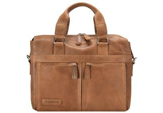 Borsa Per Laptop Plevier Serie 470 36 Cm Colore: Cognac (Marrone)