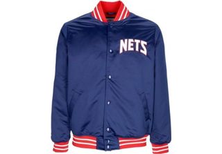 Giacca Mitchell E Ness Nba Heavyweight Satin Jacket New Jersey Nets Mitchell & …