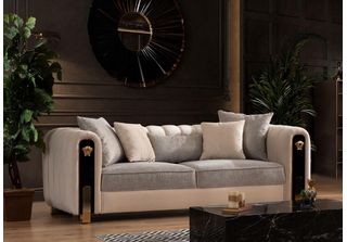 Luxury Three Seater Beige Sofa 3 Seater Sofas Seat Design Classic Furniture Cou…