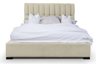 Letto Beige Letto Matrimoniale Legno Letti Moderni Letti Di Lusso Tessuto Camer…
