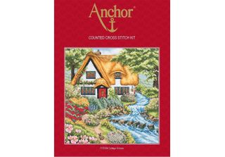 Anchor Set Punto Croce "Cottage Stream"", Schema Di Conteggio"