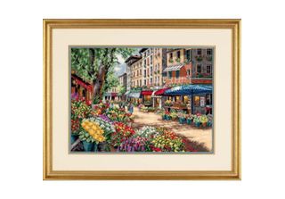 Dimensioni Set Punto Croce "Gold Collection Paris Market"", Schema Contato, 38,…