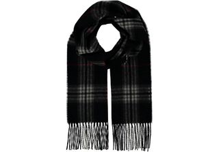 Fraas Sciarpa Cashmink® Scarf With Fraas Plaid Black Nero Multicolore