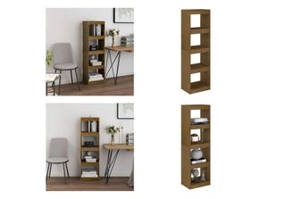 Vidaxl Libreria Divisoria 40X30X135,5 Cm In Pino Massiccio - Libreria - Libreri…