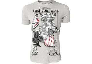 Hotspot Design Spinner, Cast Your Aces, L, Grigio, Maglietta Poker Collection, …