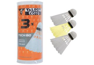 Talbot Torro 479120 Talbot Torro Tech 150 Palla Da Badminton, Colori Assortiti