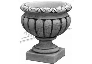 Design Fiore Vaso Top Vasca Vaso Vaso Figura Viso Scultura S104081