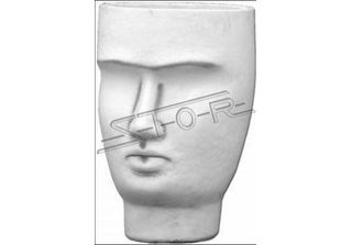 Design Fiore Vaso Top Vasca Vaso Vaso Figura Viso Scultura S204028