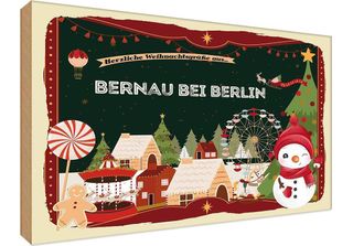 Vianmo Insegna In Legno 12X18 Cm Weihnachten Bernau Bei Berlin