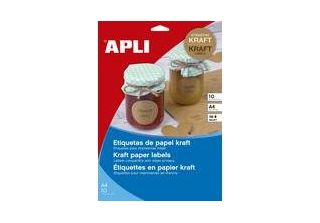 Agipa 17376 Agipa Naturbraune Etiketten, 210 X 297 Mm
