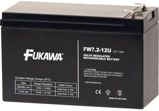 Fukawa Batteria Al Piombo Fw 7,2-12 F2U Per Ups Apc/Aeg/Eaton/Powerware/ 12V/ 7…