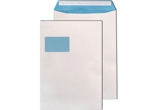 Mailmedia 30003818 Mailmedia Versandtaschen Din C4 Mit Fenster Weiß 100 St.