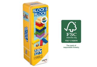 Gioco Di Abilità Cayro Blocca E Blocca 36 Pezzi