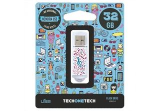 Unità Flash Usb 2.0 Da 32 Gb Tech One Tech Music Dream