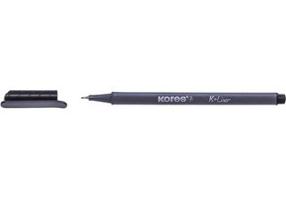Kores Fineliner "K-Liner"", Larghezza Linea: 0,4 Mm, Nero"