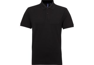 Polo Asquith&Fox Uomo RW5350 (3XL) (Nero)