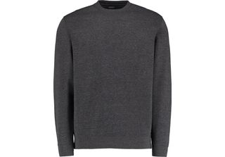 Kustom Kit Felpa Classic Knit Uomo BC3725 (S) (Grigio Scuro Screziato)